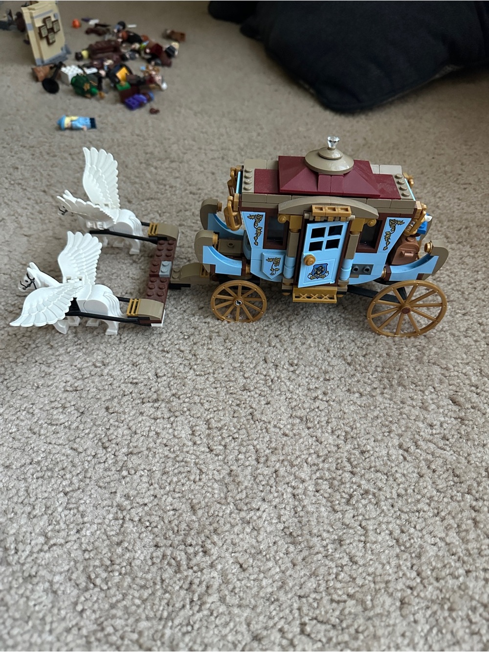 Lego Harry Potter Coach with White Pegasus Team